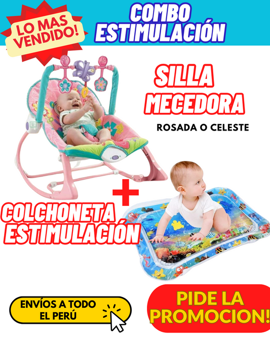 Combo de Silla mecedora + Colchoneta de estimulación